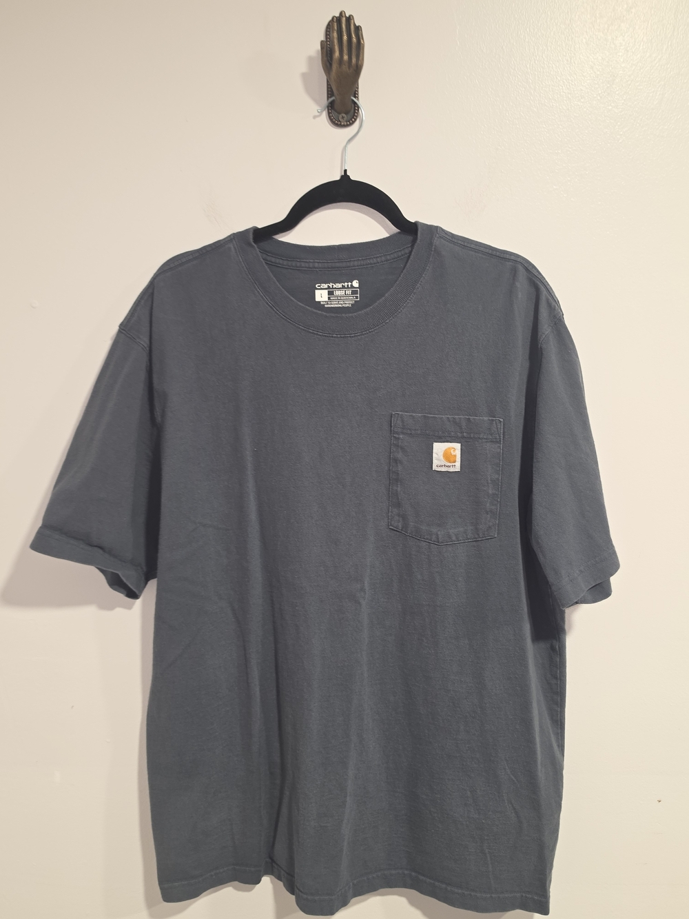 Carhartt Short Sleeve Pocket Tee - Charcoal